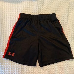 Under Armour Kids Black and Red Shorts